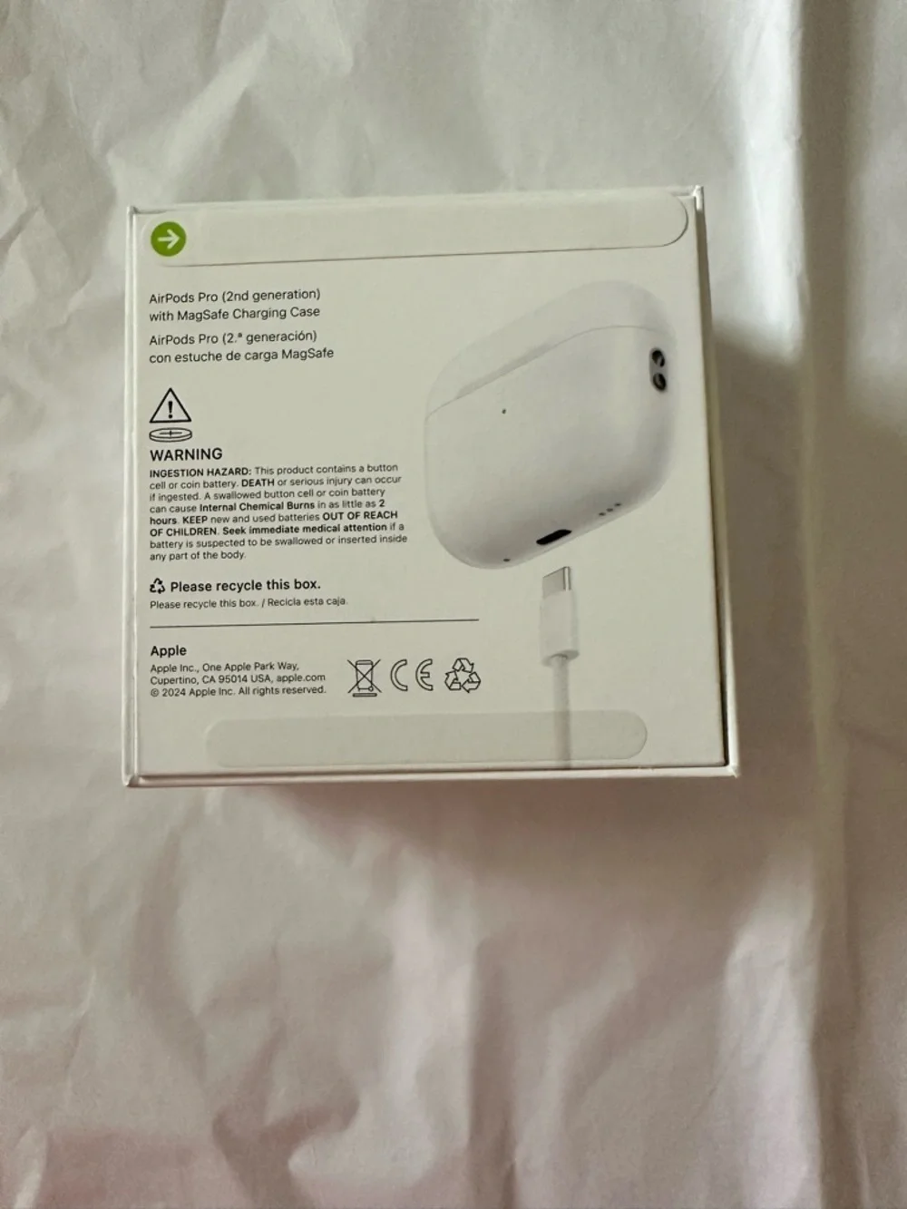 Empty Authentic Apple AirPods Pro Box and manual ONLY